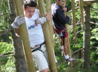  sports adventure course at Lac des Vieilles Forges